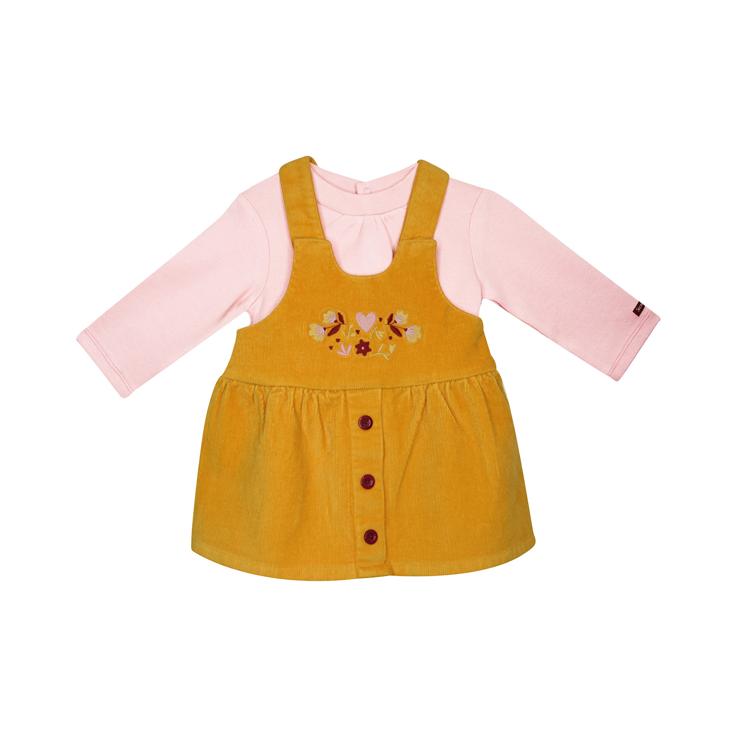 Tshirt robe irma velours cotele bebe, SUCRE D'ORGE