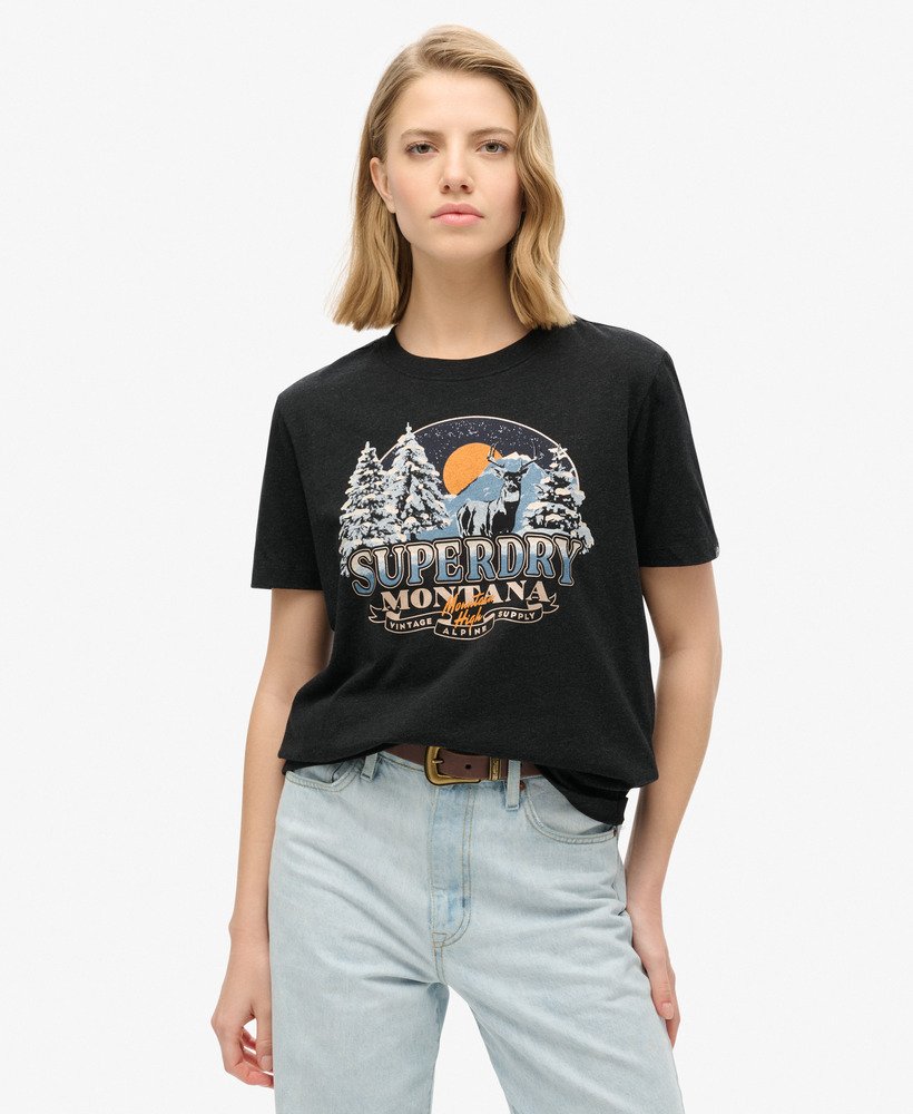 T-shirt décontracté Travel Souvenir, SUPERDRY