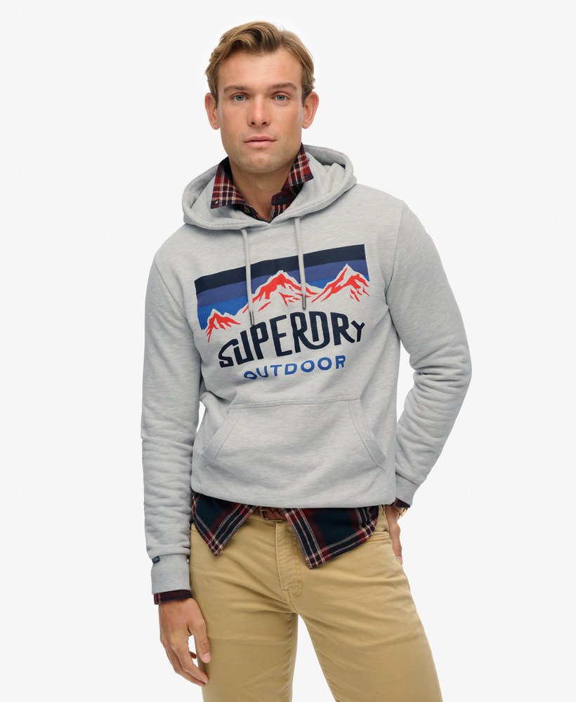 Sweat à capuche décontracté Mountain, SUPERDRY