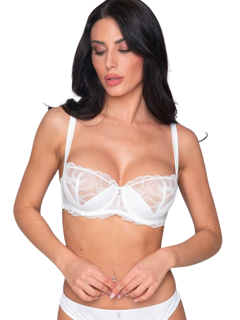 Soutien-gorge balconnet demi bonnet MELODY MARIAGE, LUNA SPLENDIDA