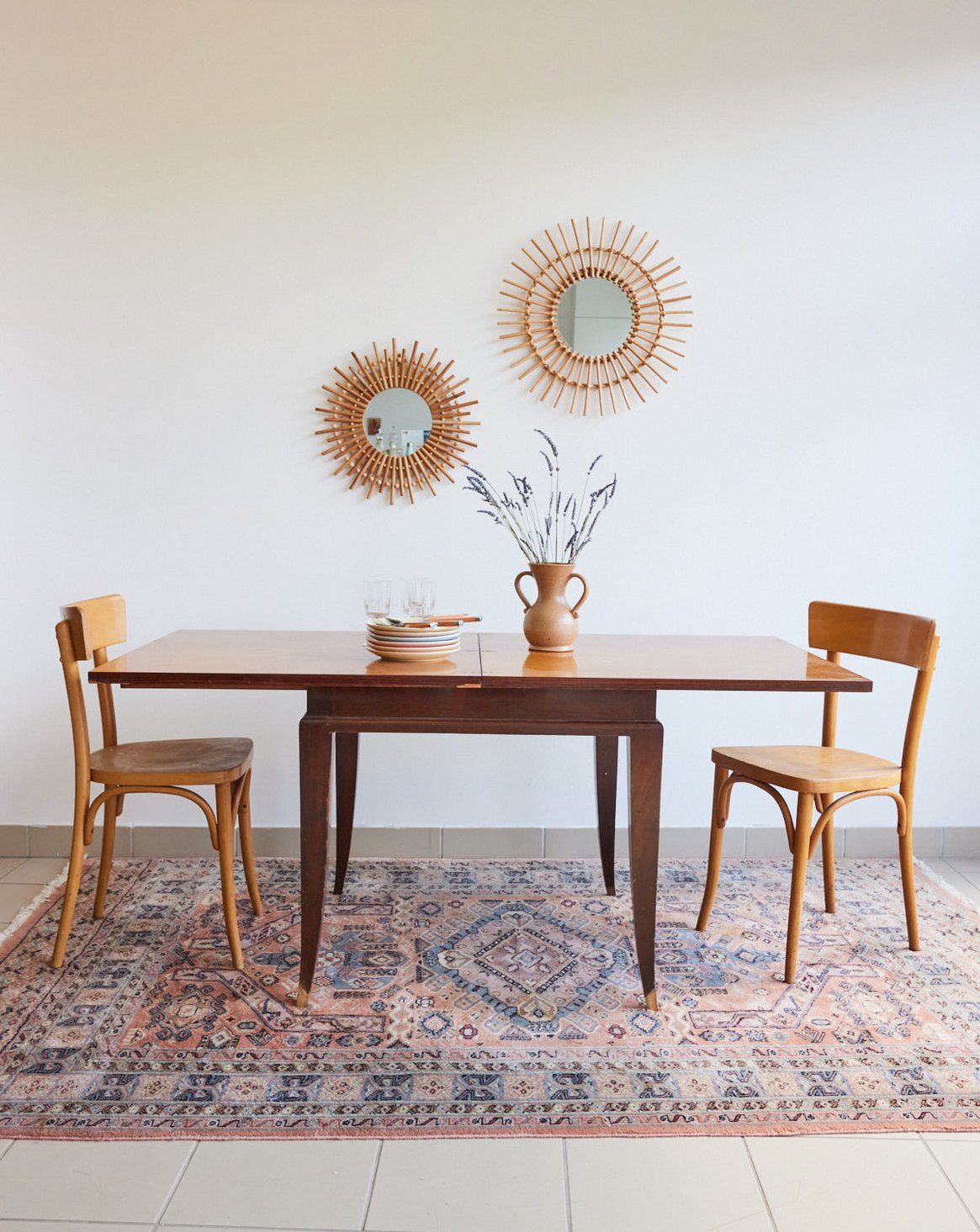 Table à manger en bois Karla N°1192 - Bon état, DEBONGOUT