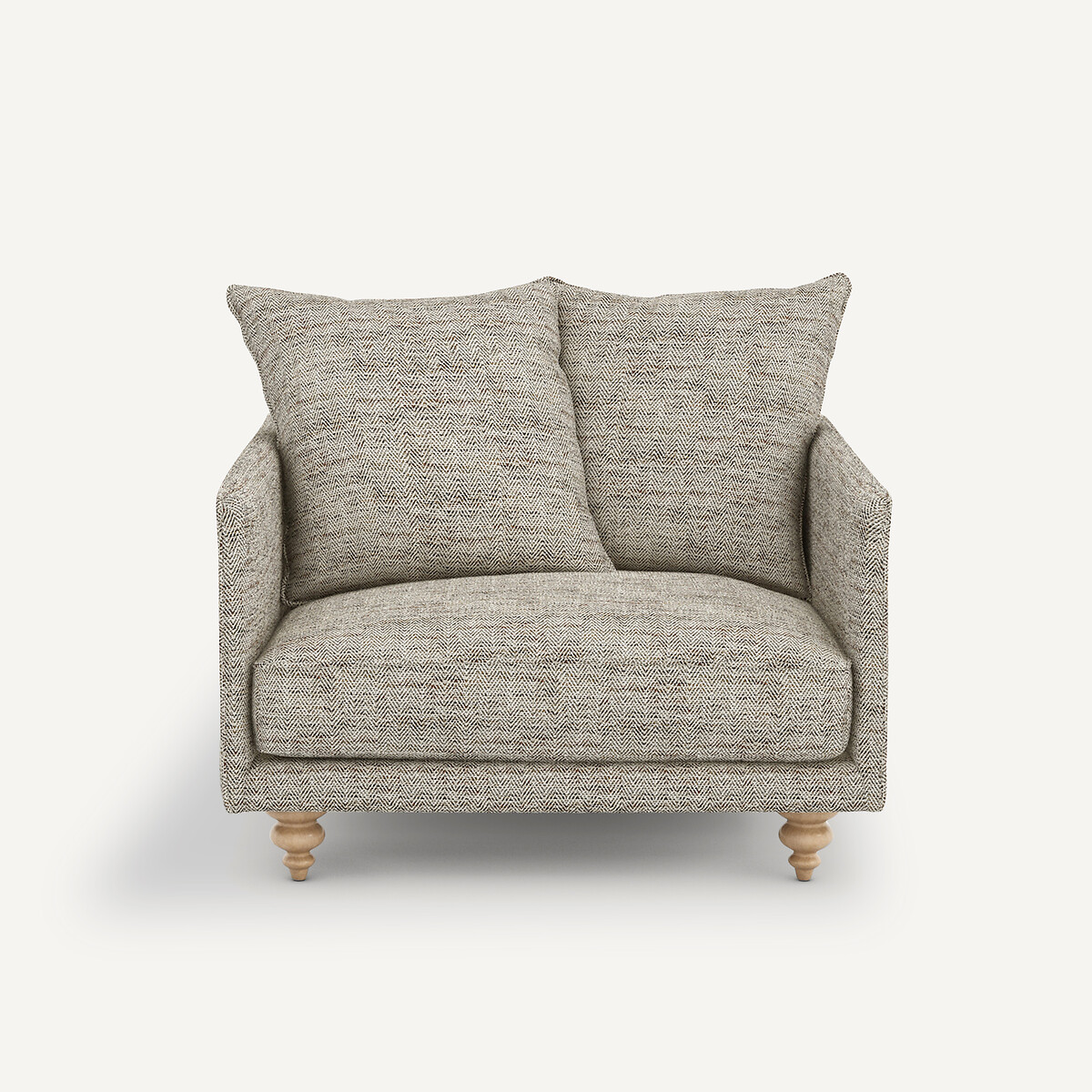 Fauteuil chevron moucheté, Lazare, AM.PM