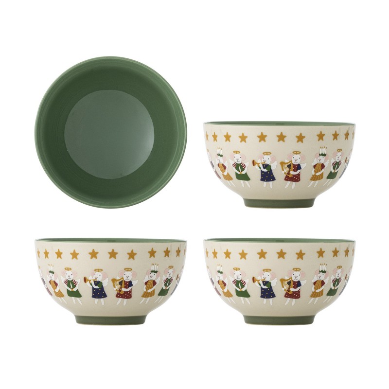 Bols céramique souris PEO set de 4, BLOOMINGVILLE