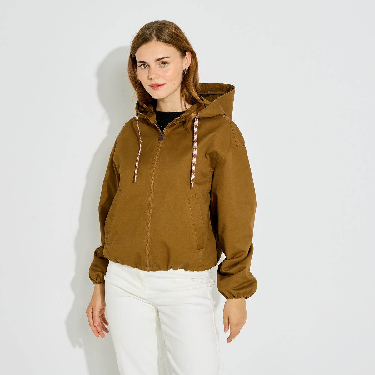 Blouson court à capuche, GRAIN DE MALICE