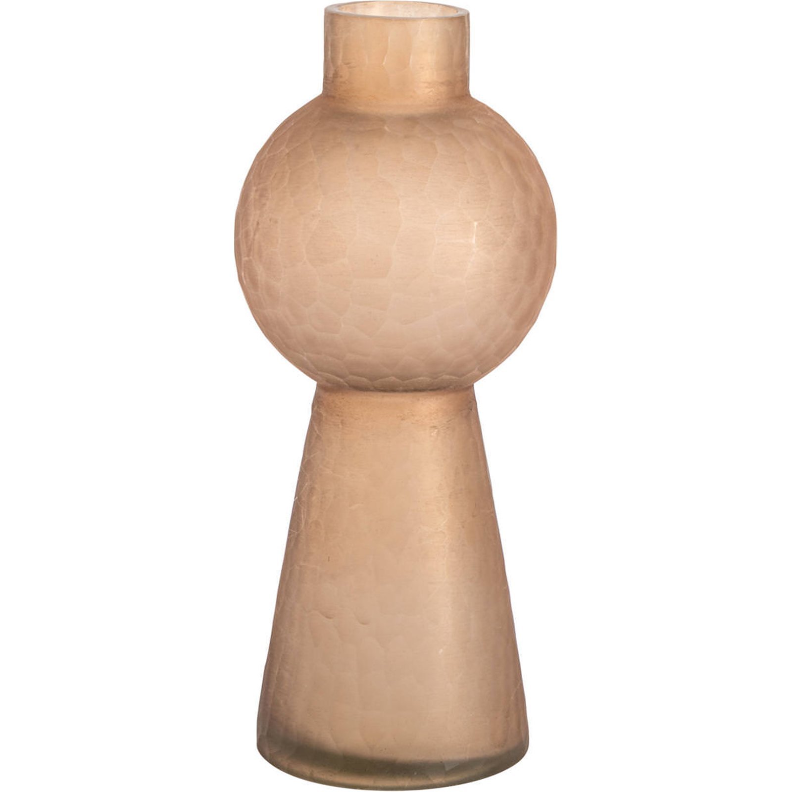 Vase en verre au relief organique, RECOLLECTION