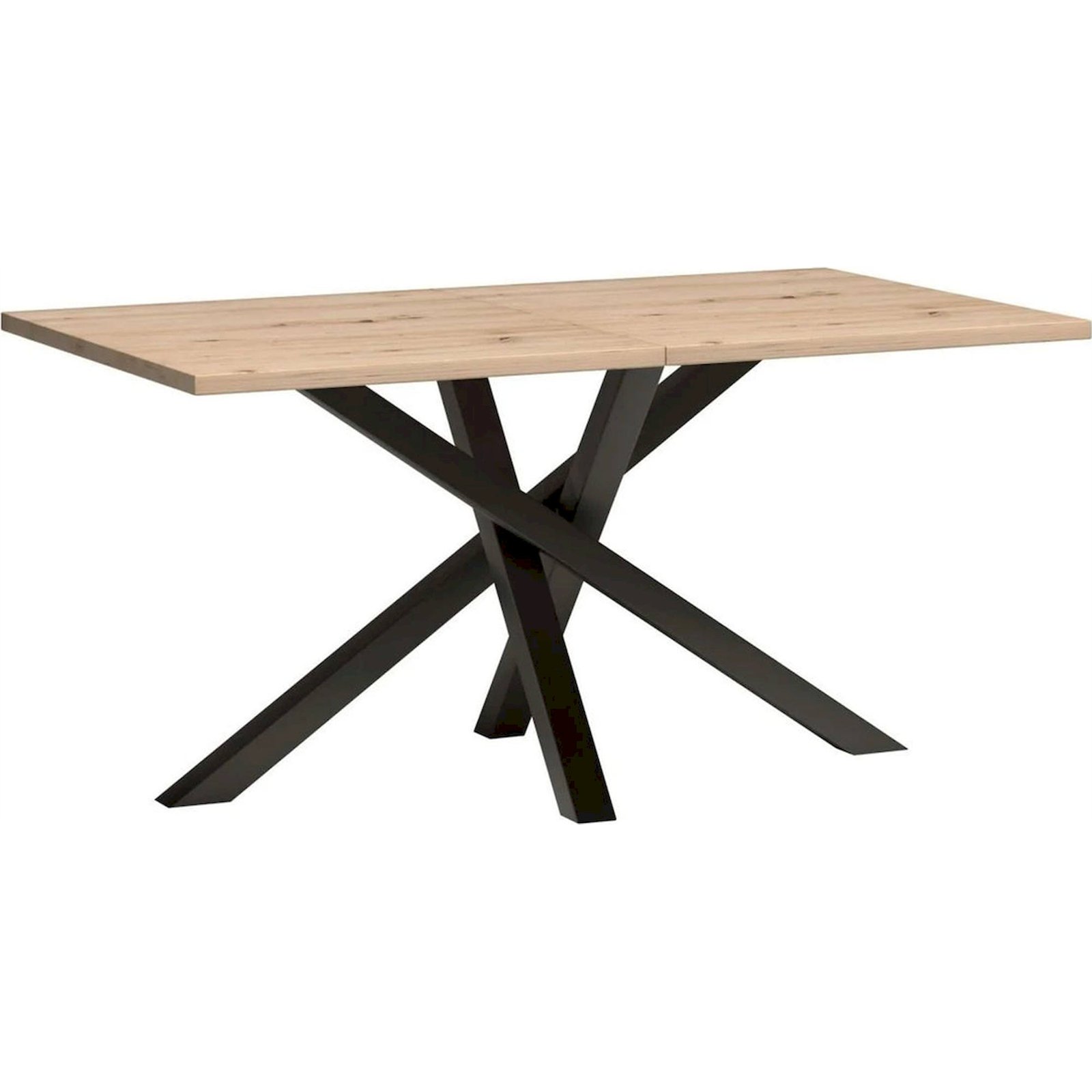 Table à manger extensible CALI, Plateau bois, RECOLLECTION