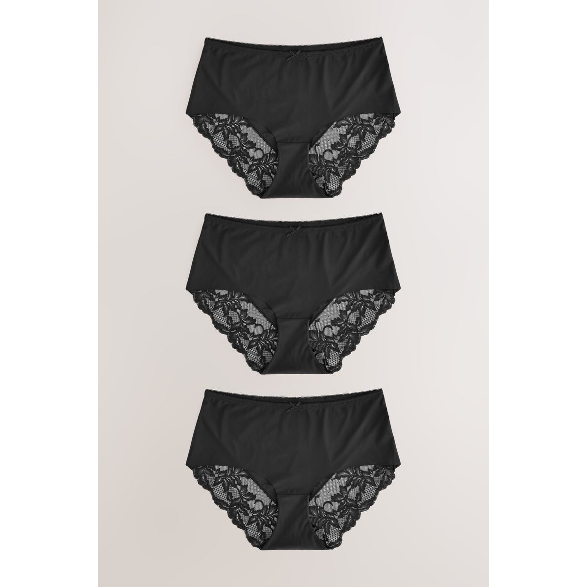 Slips invisibles avec dentelle, lot de 3, NEXT