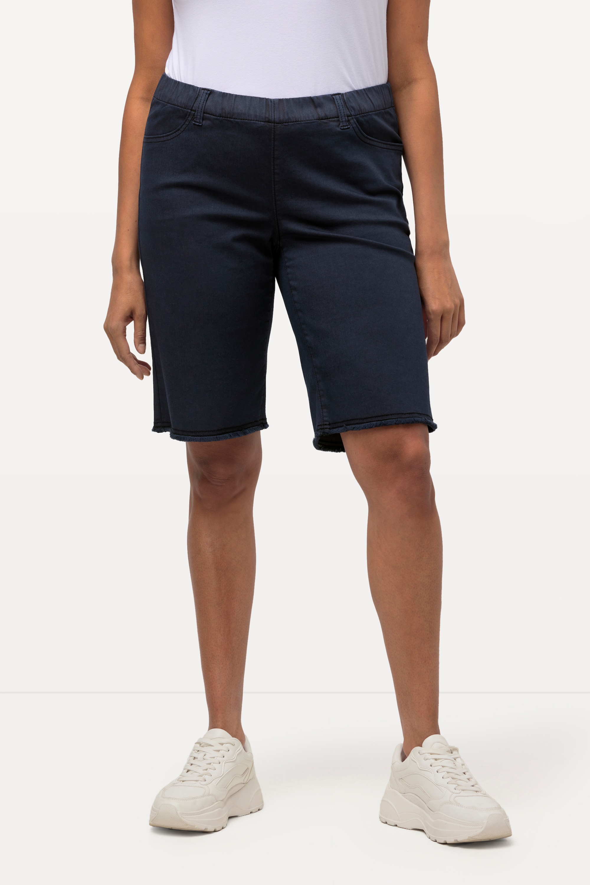 Bermuda avec ourlet effiloché et, ULLA POPKEN