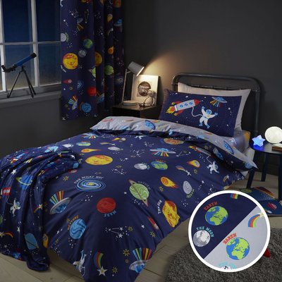 Lost in Space Kids Cotton Duvet Cover and Pillowcase Set CATHERINE LANSFIELD