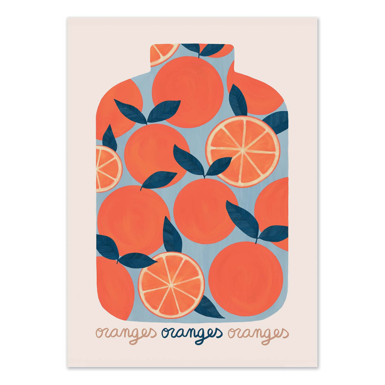 Affiche d'art - Oranges en boite - El Buen Limon, WALL EDITIONS