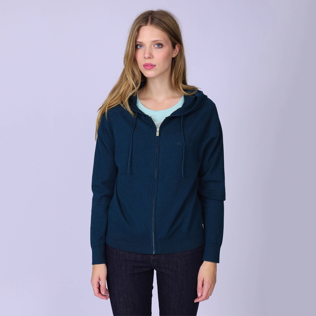 Cardigan zippé Gisèle, MISE AU GREEN