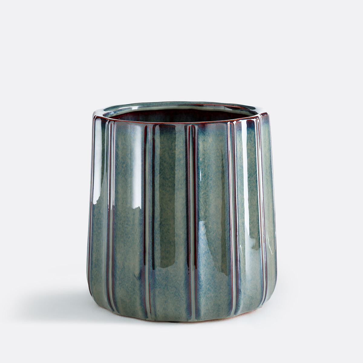 Vaso de cerâmica em relevo, diâmetro 27 cm, LYNOA, LA REDOUTE INTERIEURS