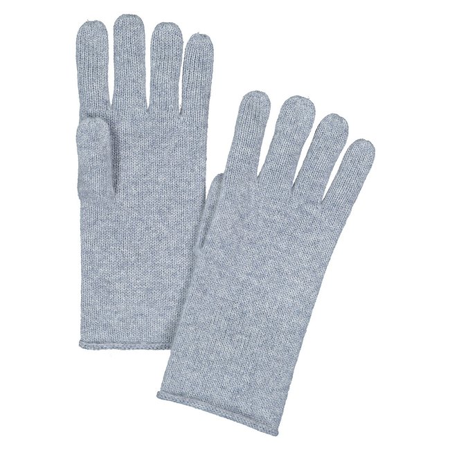 Recycled Cashmere/Wool Gloves, grey marl, LA REDOUTE COLLECTIONS