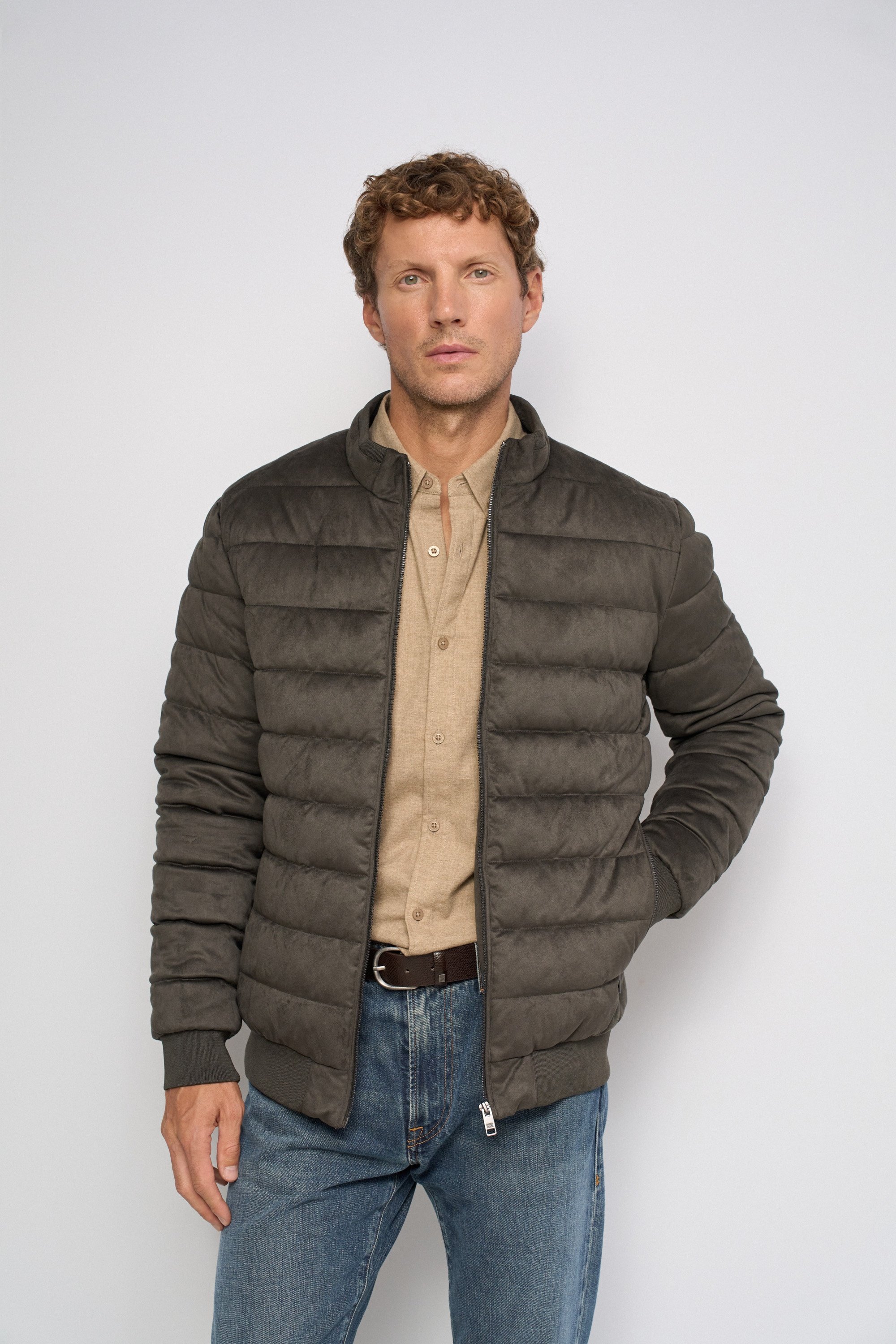 DOUDOUNE EFFET DAIM, SALSA JEANS