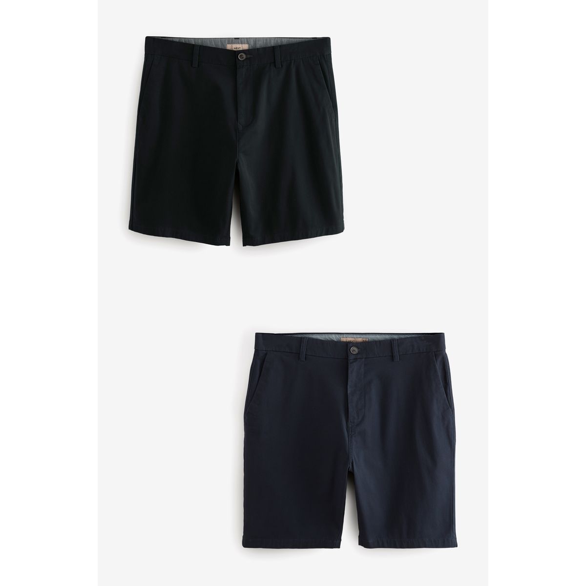 Short chino stretch, lot de 2, NEXT