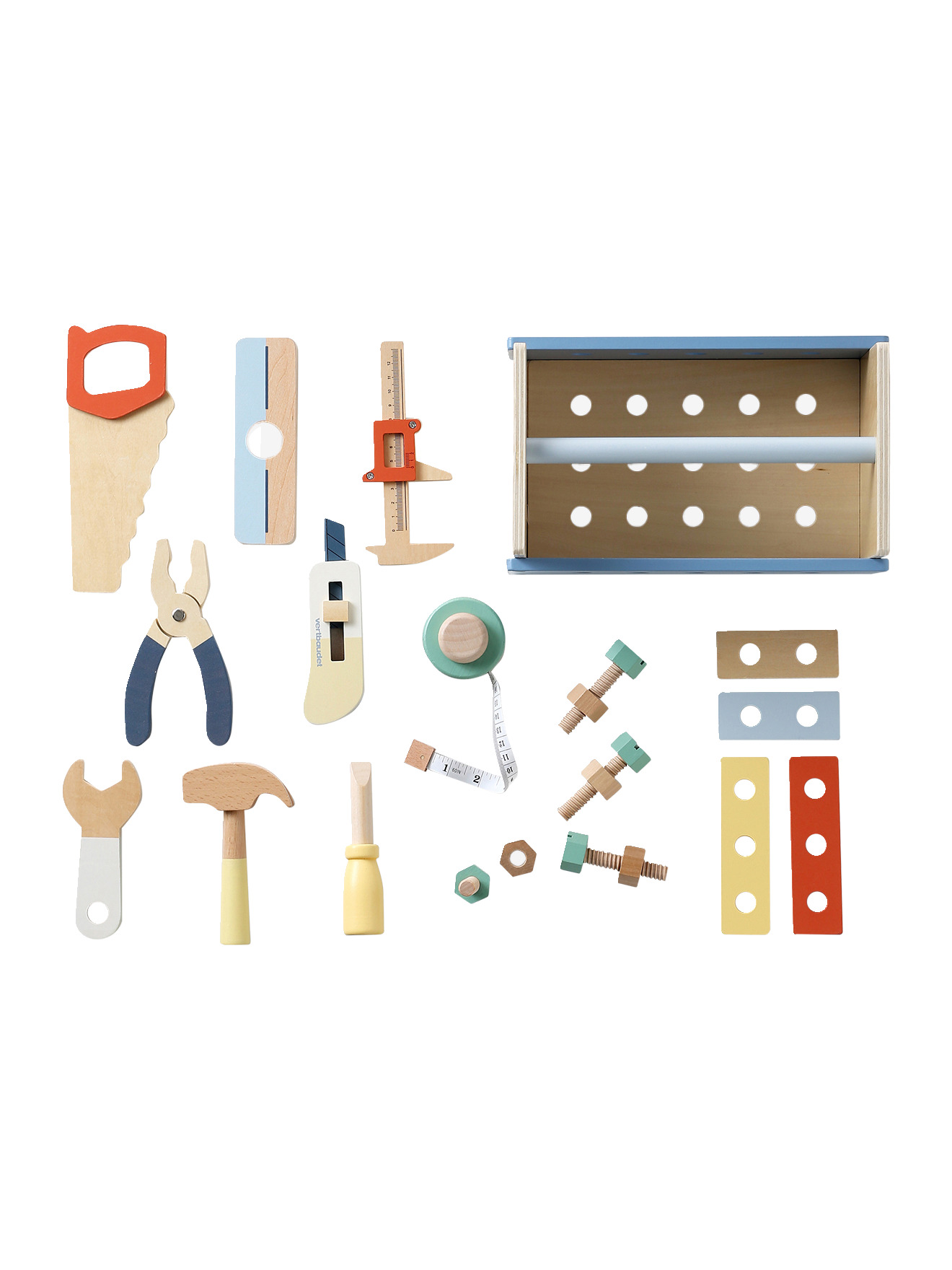 Boîte à outils en bois FSC®, VERTBAUDET