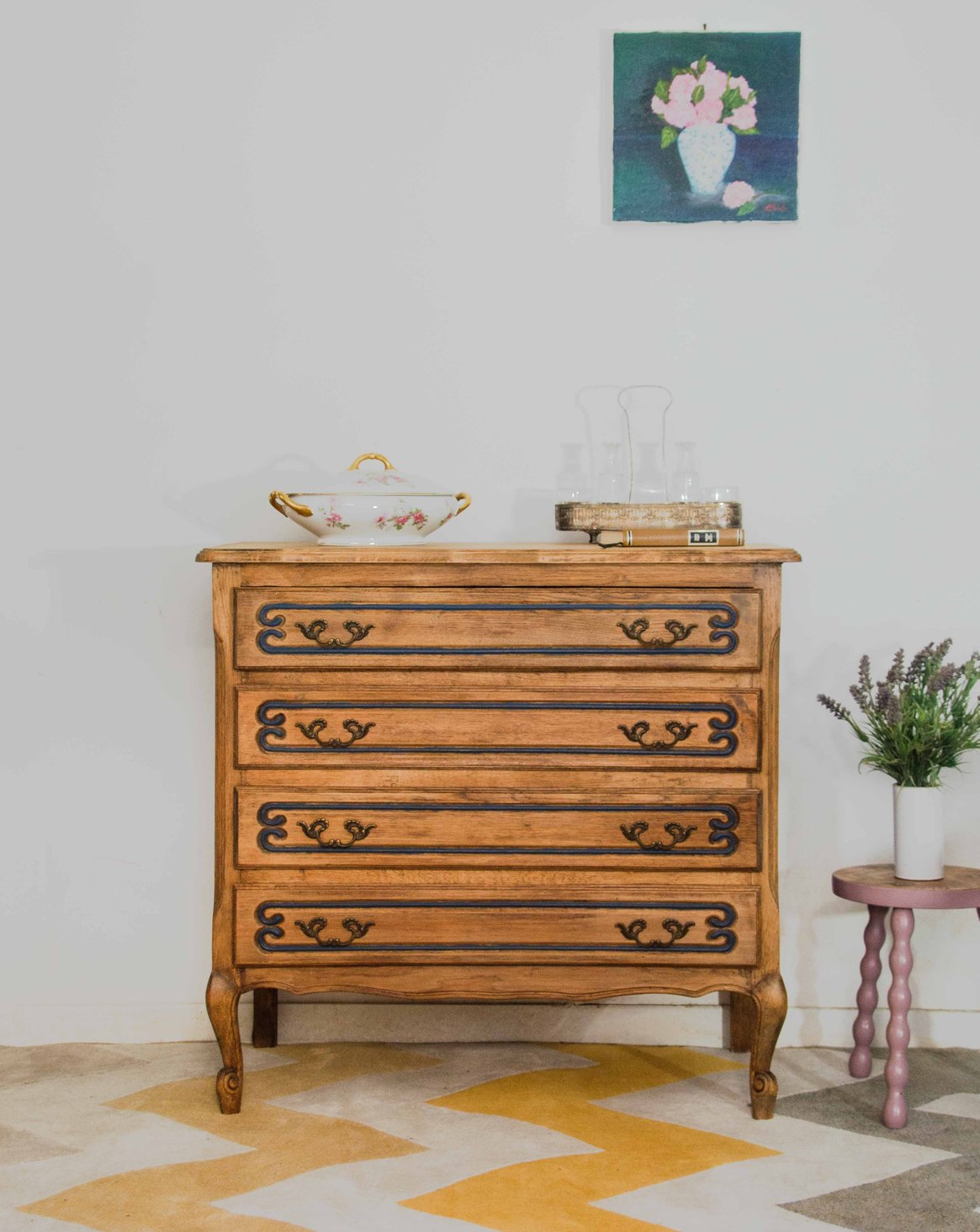 Commode en chêne Garance N°733 - Bon état, DEBONGOUT