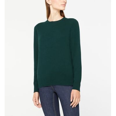 Pull cachemire femme vert sapin La Redoute