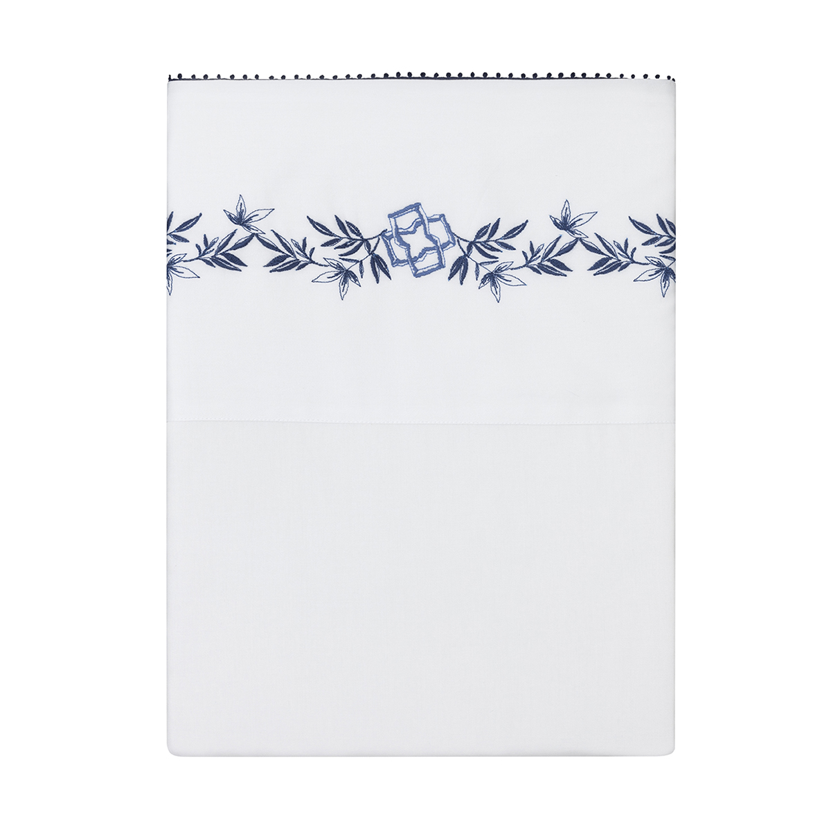 Drap plat imprimé en satin de coton bio, MIRABEAU, ALEXANDRE TURPAULT