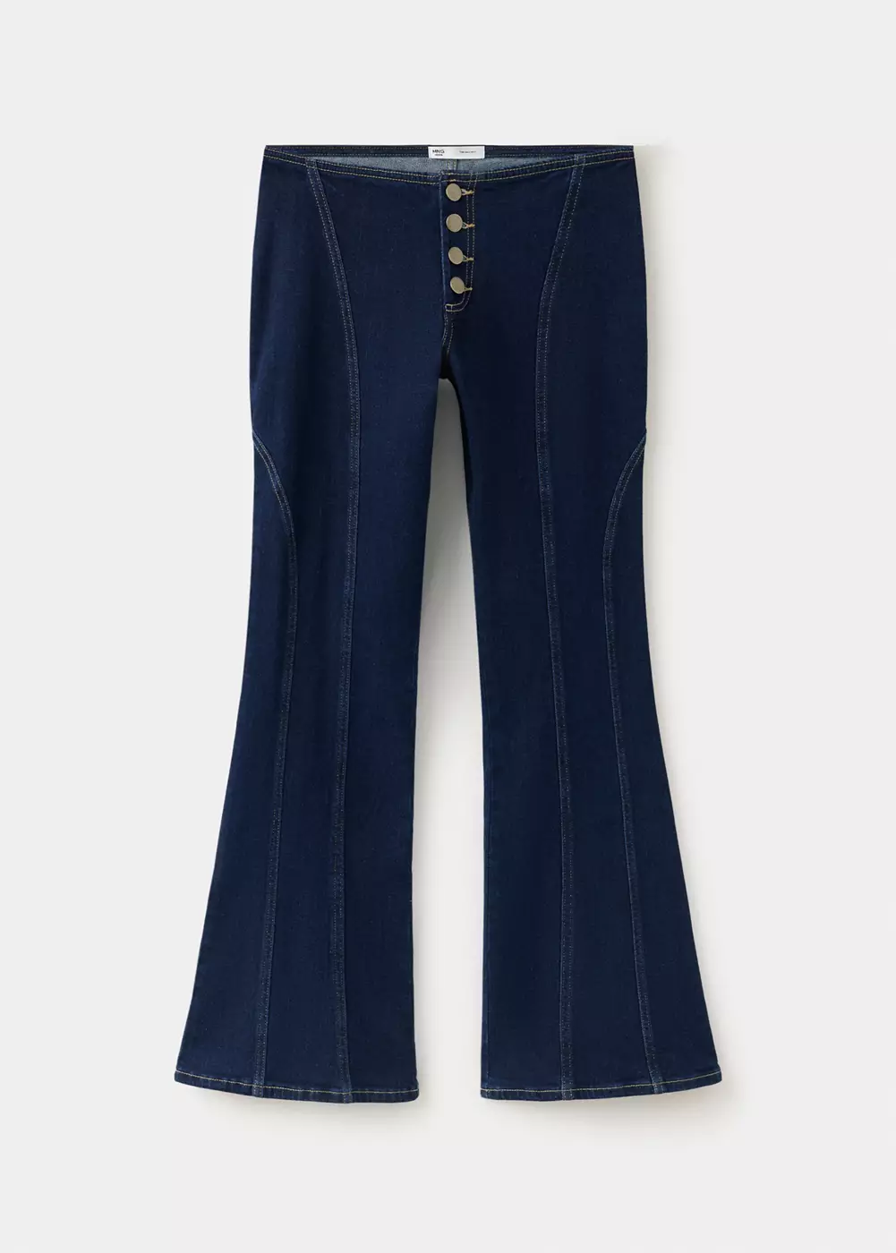 Jean taille basse coutures, MANGO TEEN
