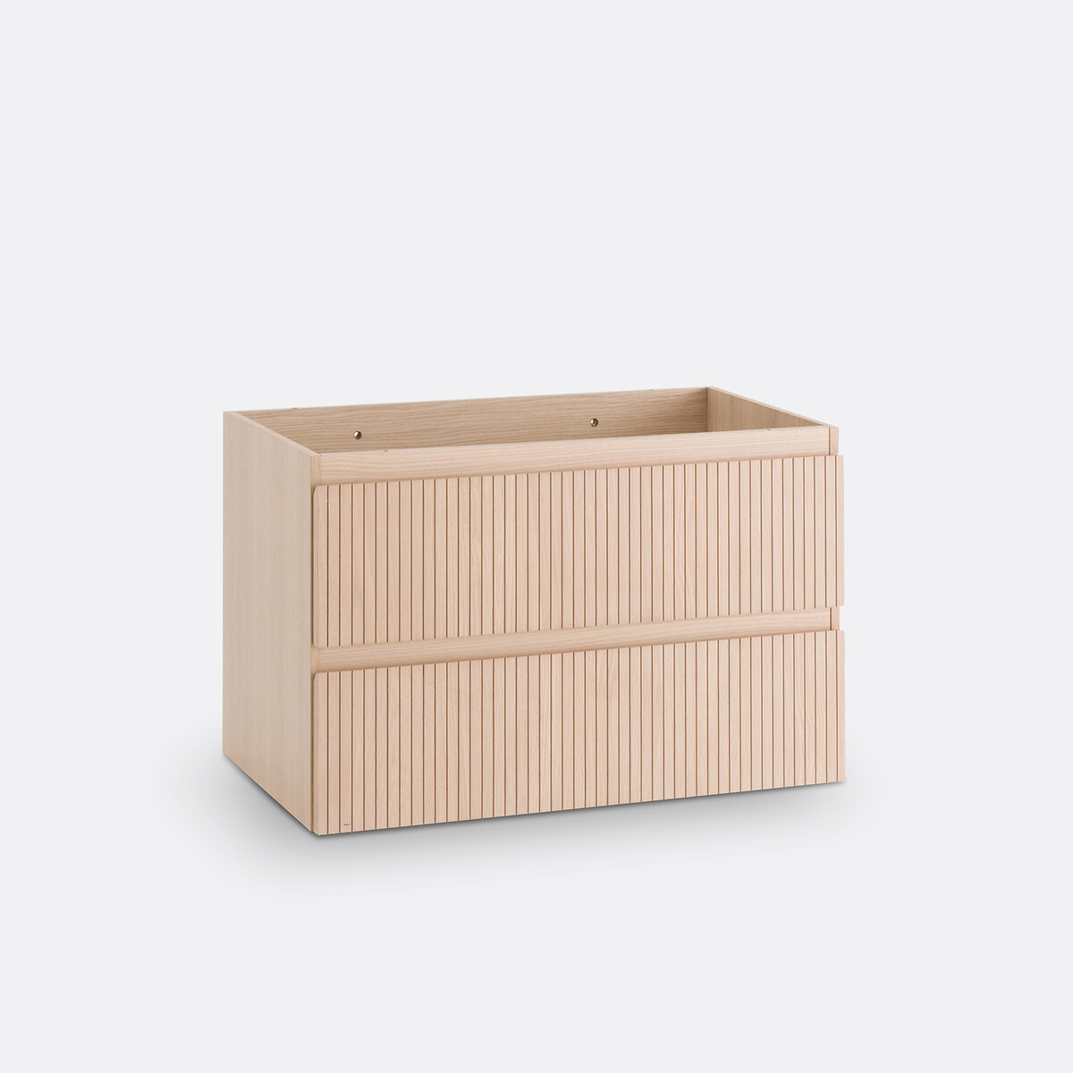 Meuble Sous Vasque Suspendu 2 Tiroirs L80cm, Nilia