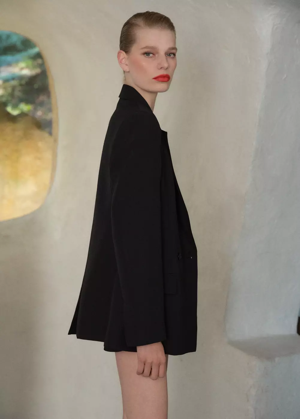 Blazer costume double boutonnage, MANGO
