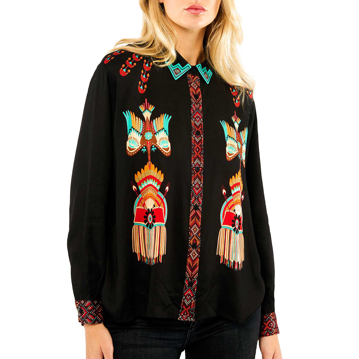 Chemise imprimé à motifs BONAVENTURE NOUVEAU WESTERN, WILD
