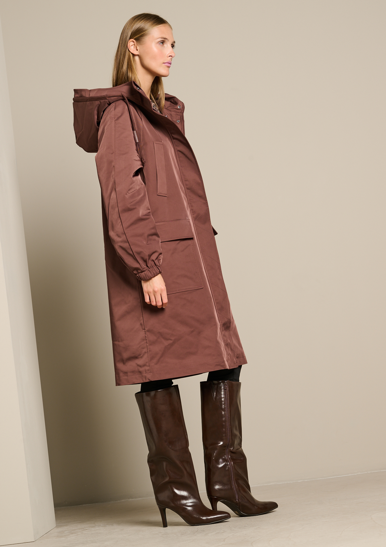 Parka longue à capuche, LOLALIZA