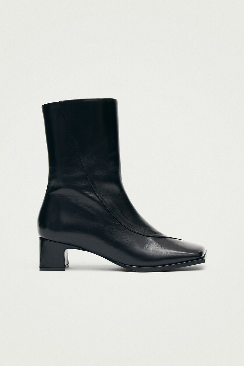 Chantal Leather Ankle Boots, ALOHAS