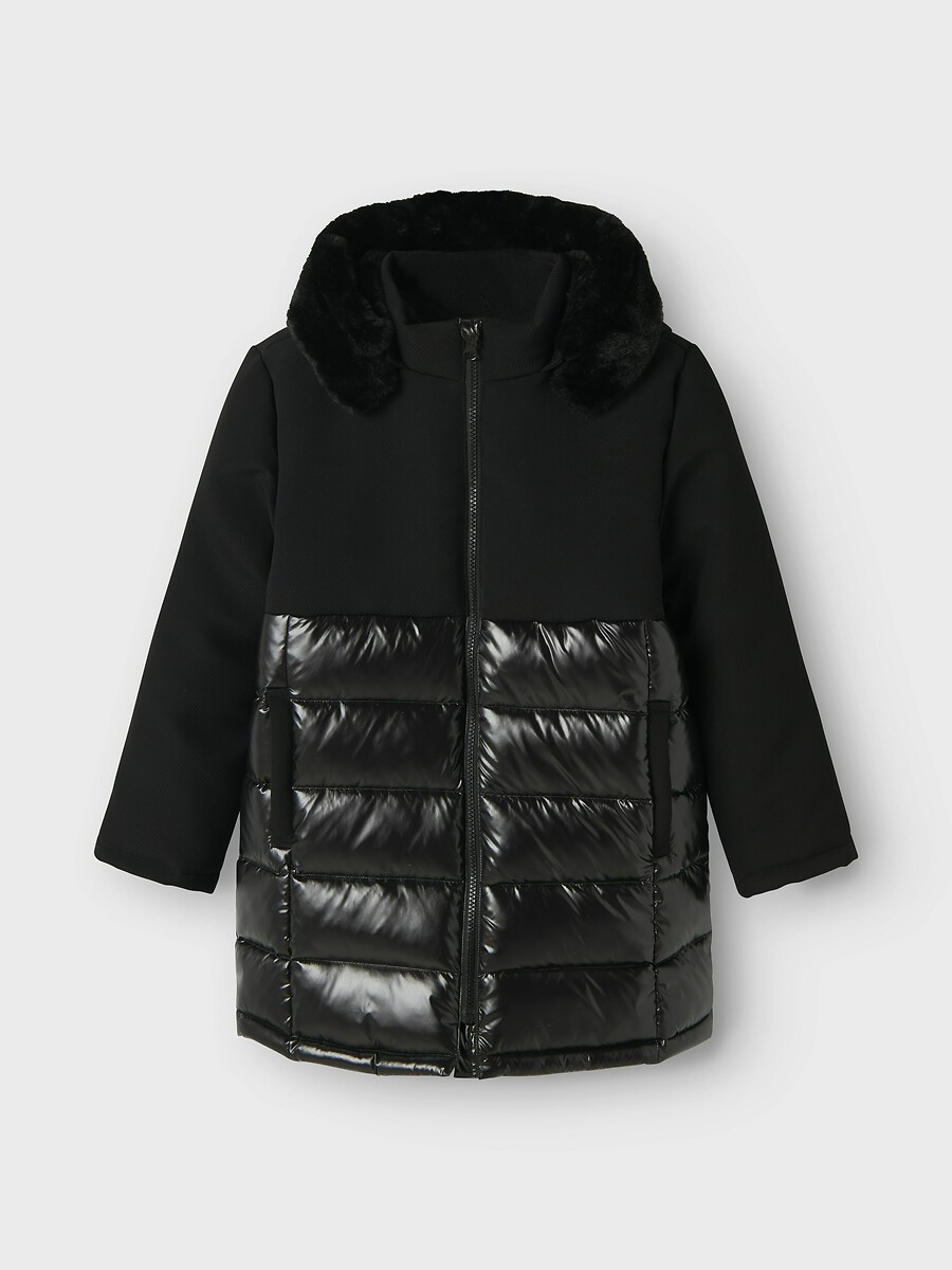Chaqueta larga acolchada con capucha, NAME IT
