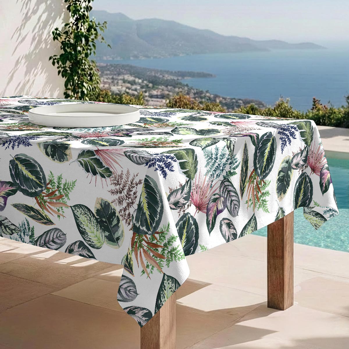 Nappe anti-taches Tropalm - coton 100% -, NAF NAF HOME