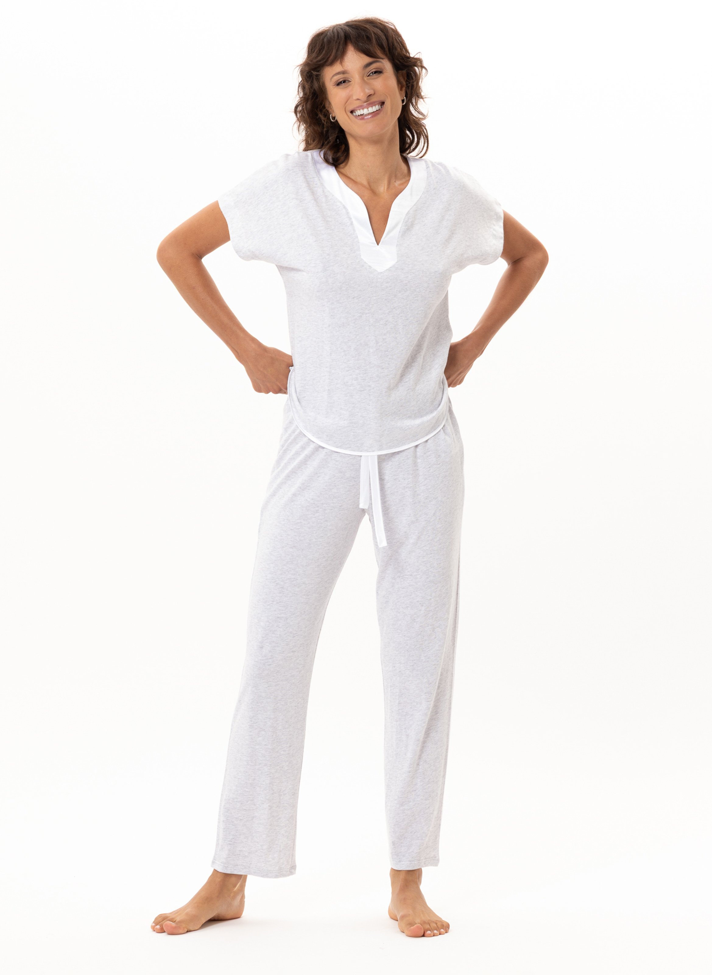 Pyjama en coton modal MILY 202, LE CHAT