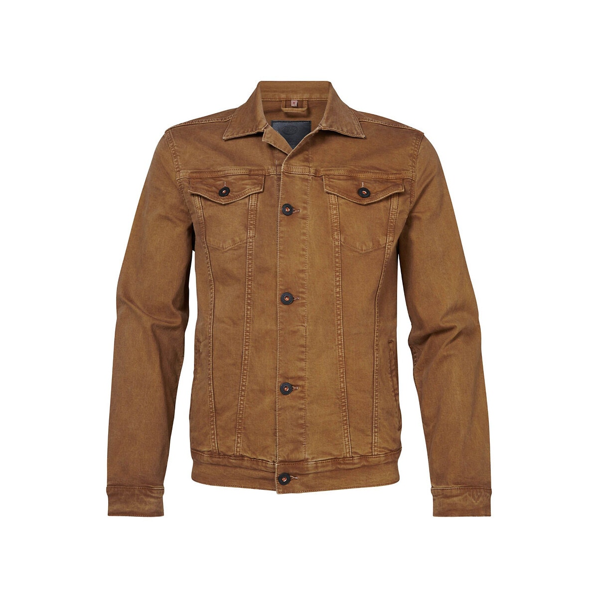 Veste en jean marron homme La Redoute