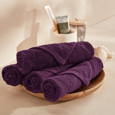 Confezione da 4 asciugamani ospite in spugna 600 g/m² LA REDOUTE INTERIEURS