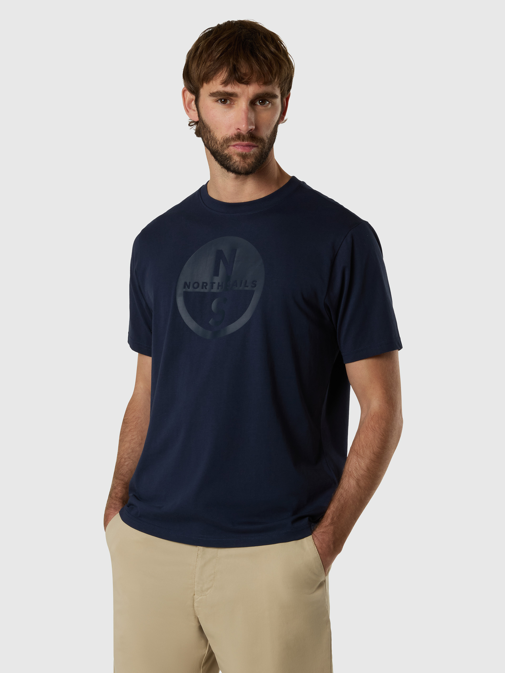 T-shirt avec le maxi logo, NORTH SAILS