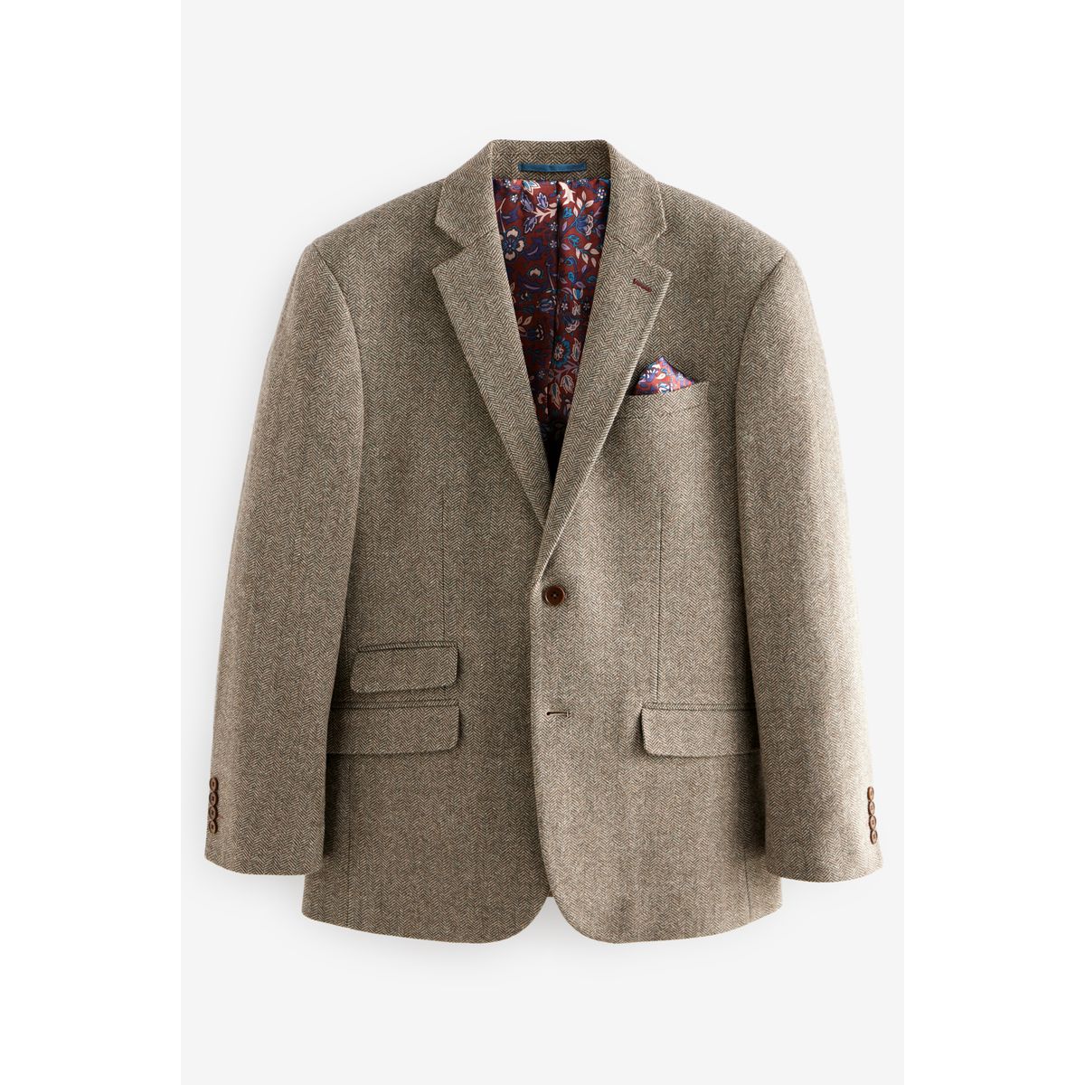 Blazer nova fides en laine à chevrons signature, NEXT