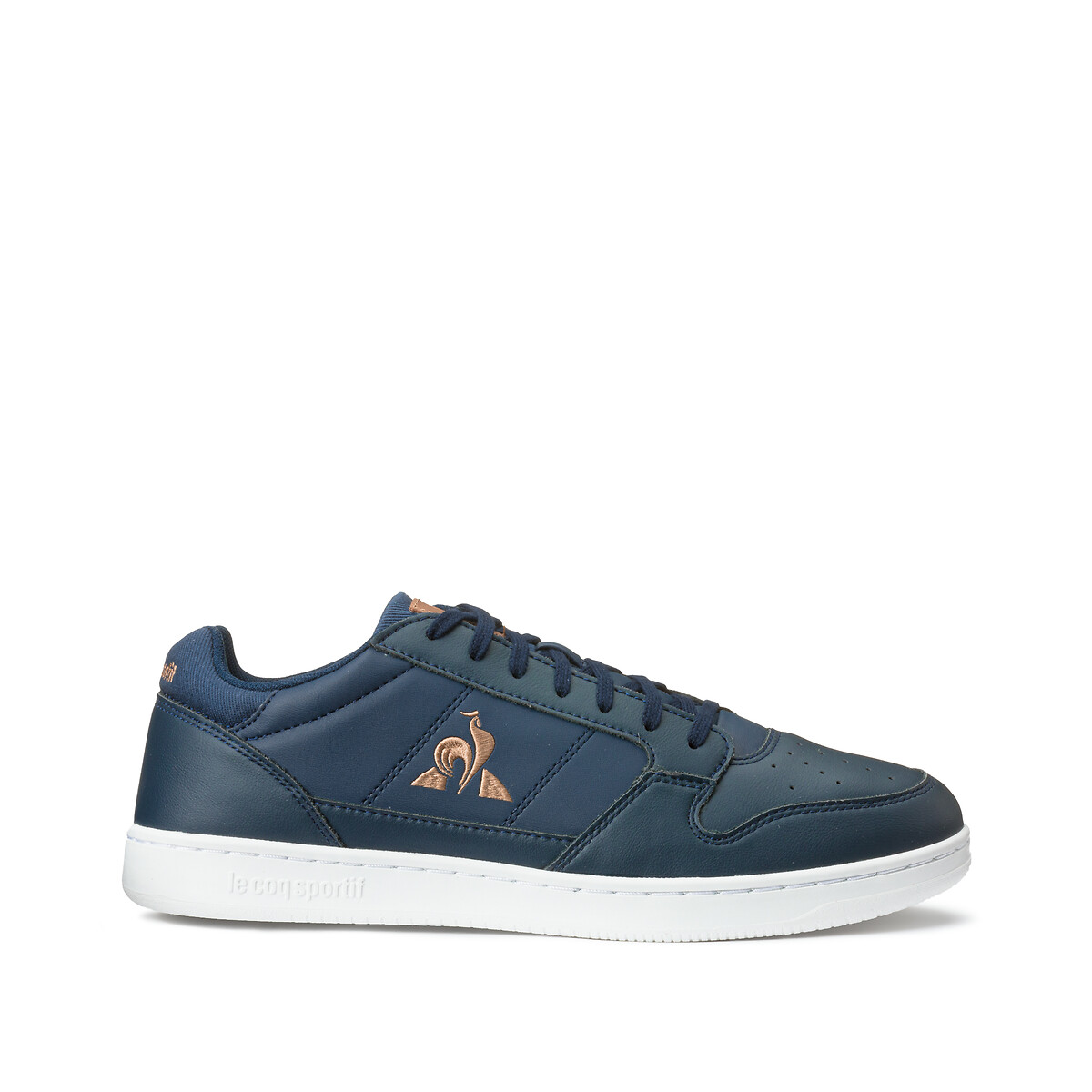 Breakpoint leather trainers, navy blue, Le Coq Sportif | La Redoute