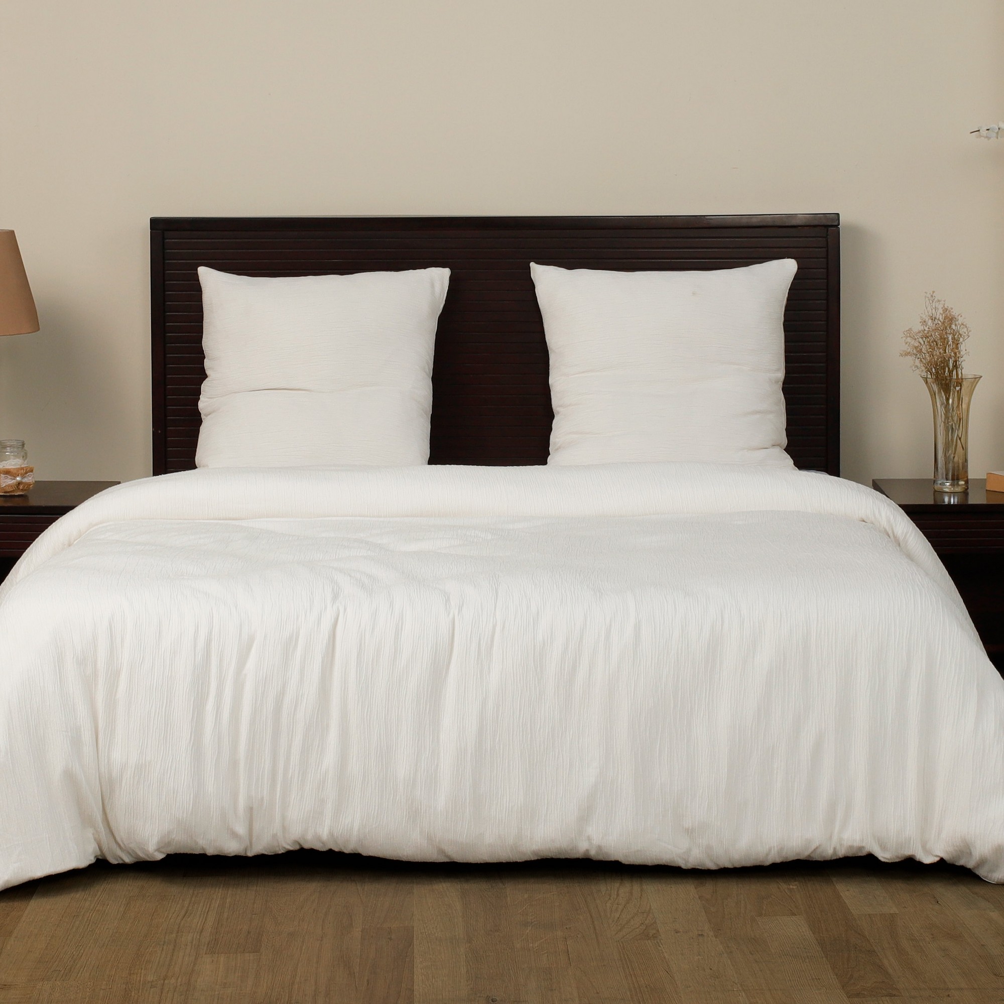 Parure de lit - Housse de couette + taie 100% Gaze de Microfibre, EDEN