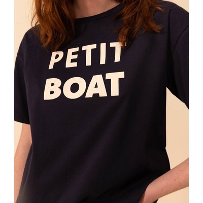 T-Shirt Le Boxy aus Jersey PETIT BATEAU