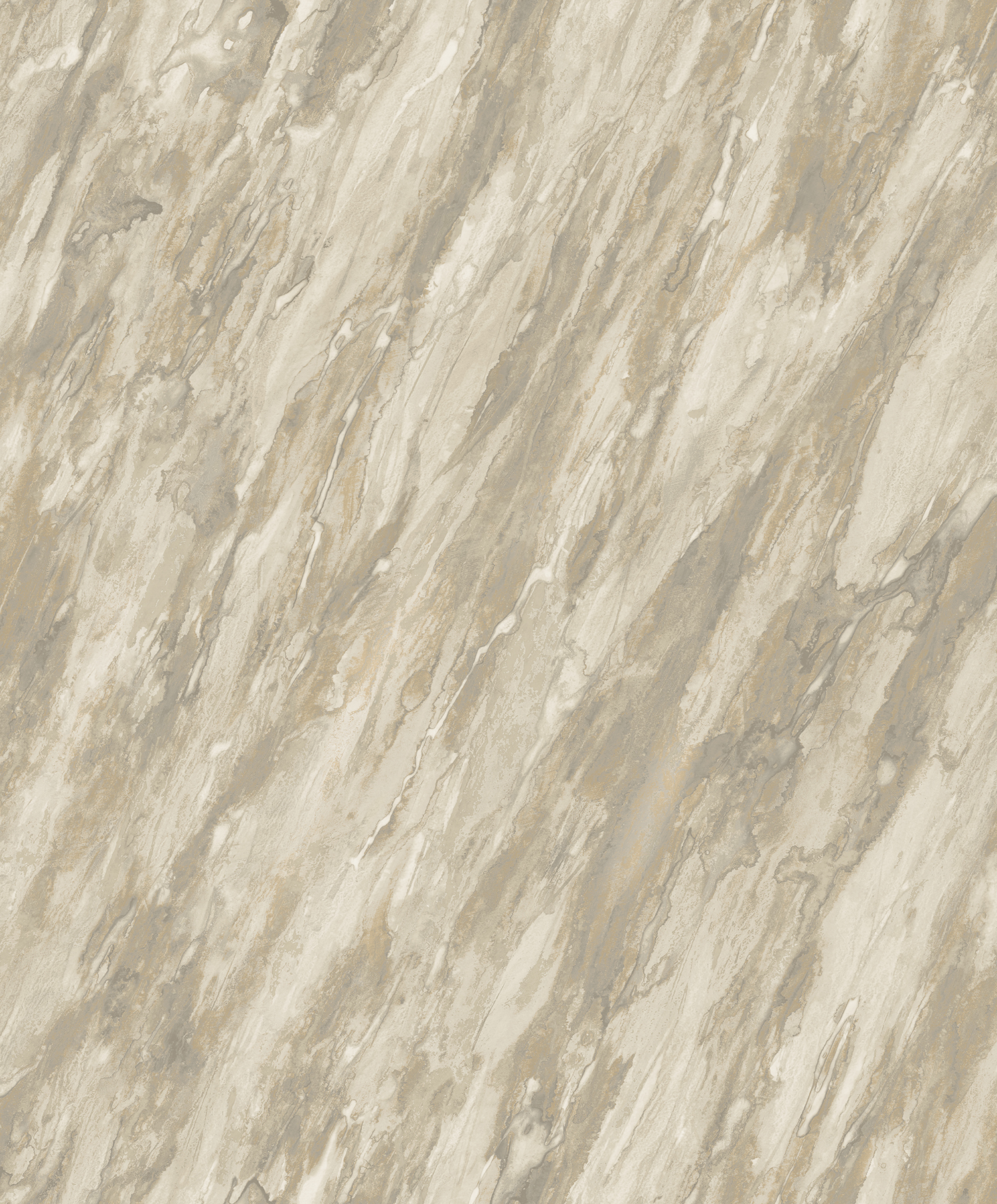 Papier peint effet marbre beige doré veiné taupe, HEXOA