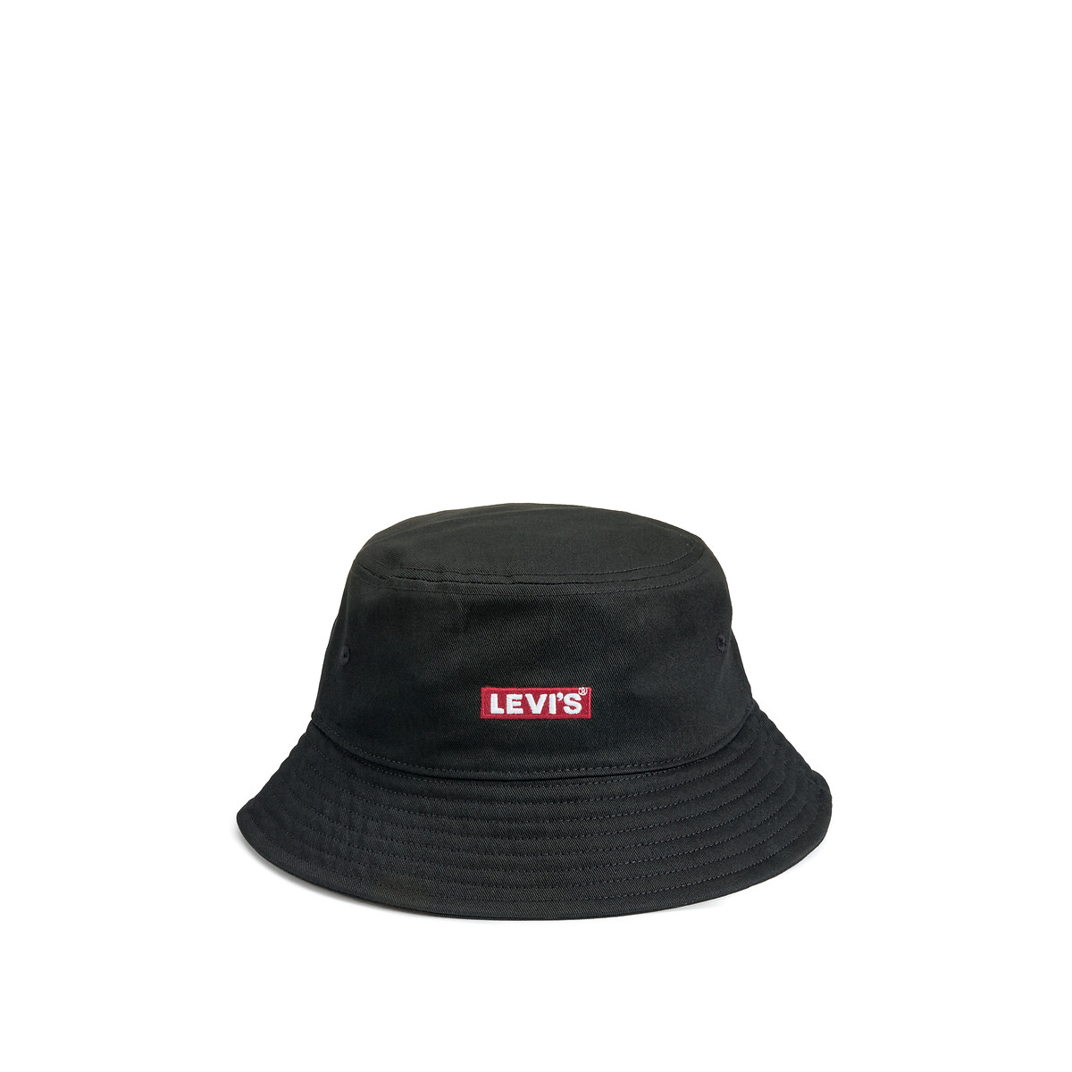 Image of Baby Tab Bucket Hat with Embroidered Logo in Cotton