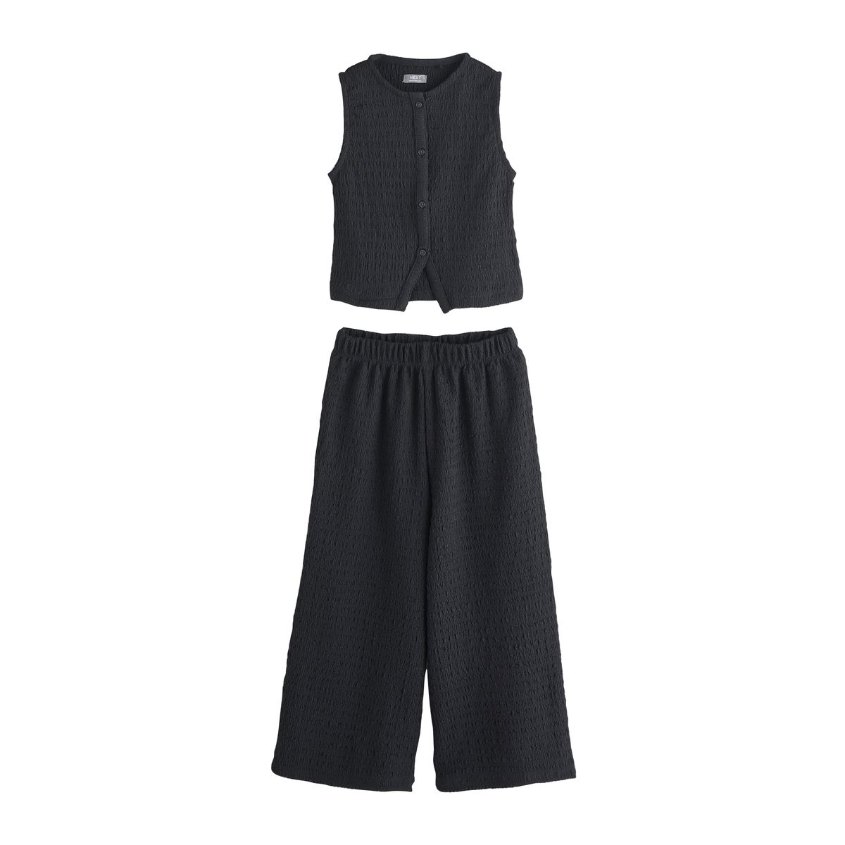 Ensemble gilet large texturé, NEXT