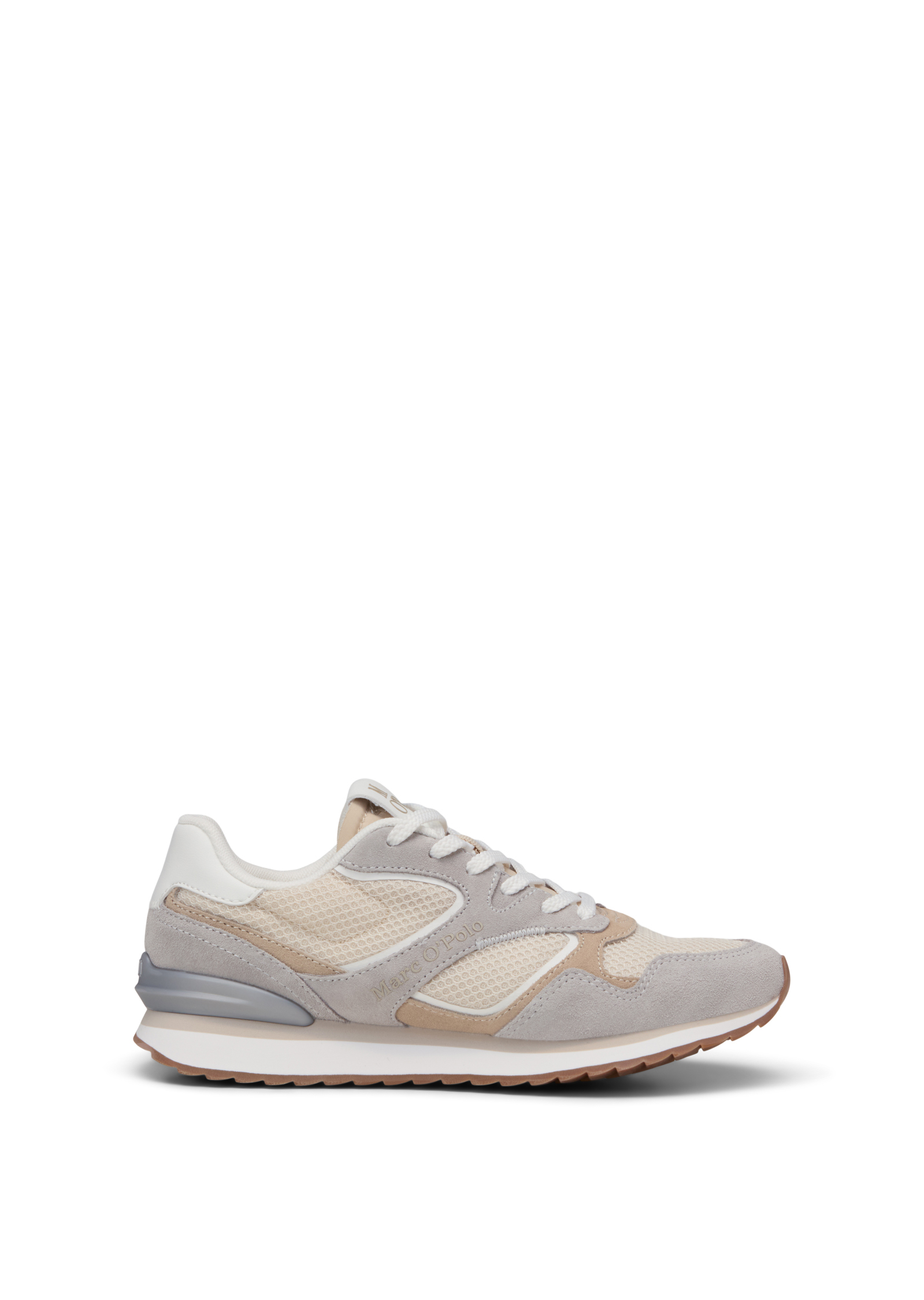 Sneaker modèle Maxima en cuir de vache et polyester recyclé, MARC O'POLO