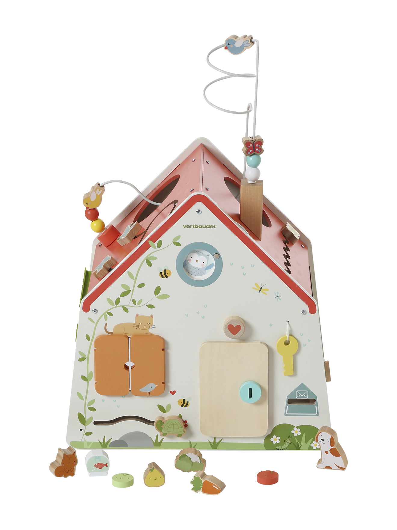 Grande maison d'activités en bois FSC®, VERTBAUDET