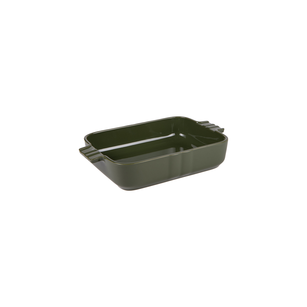 Plat kaki Lourmarin 23x16 cm, TABLE PASSION