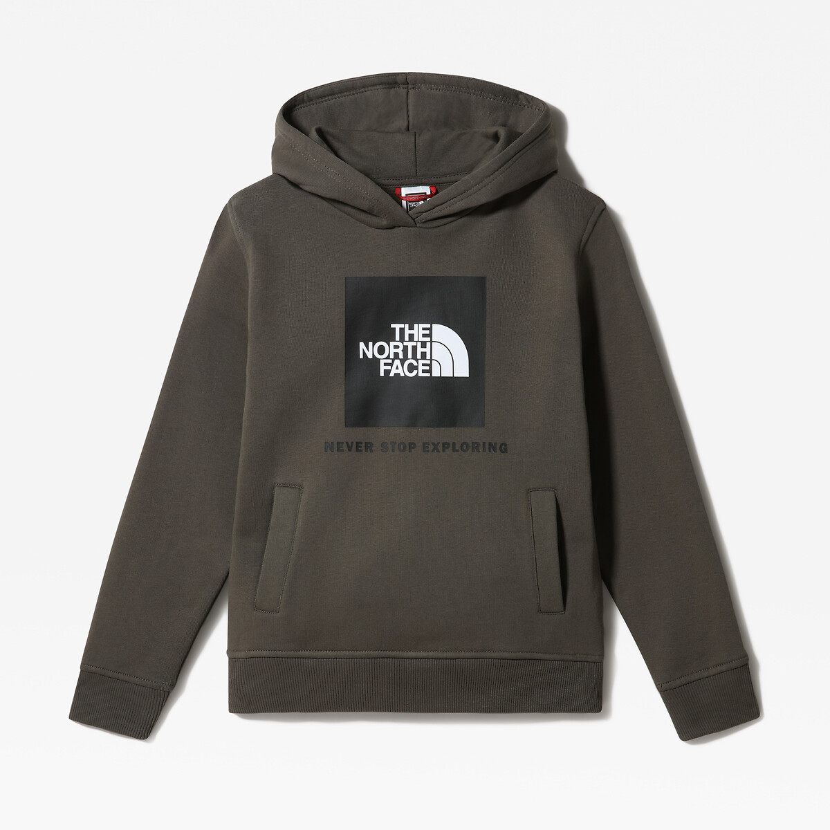 khaki north face hoodie