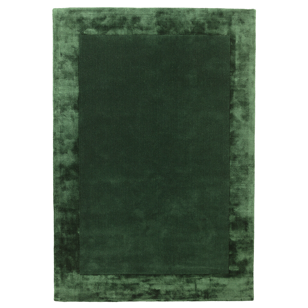 Hand Woven Wool & Viscose Border Rug, SO'HOME
