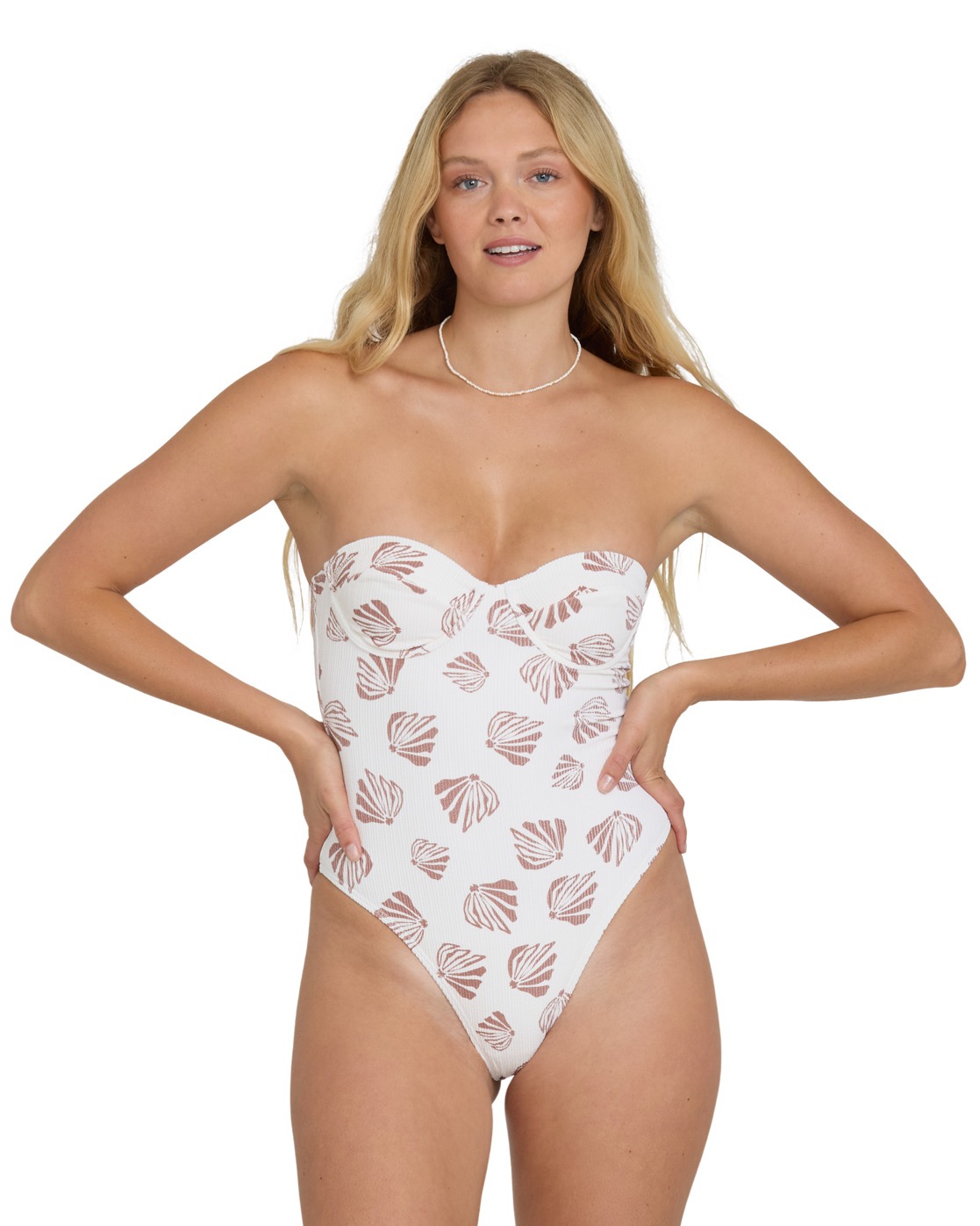 Maillot de bain une pièce échancré SANDY SHELLS HAILEY ONE-PIECE, BILLABONG