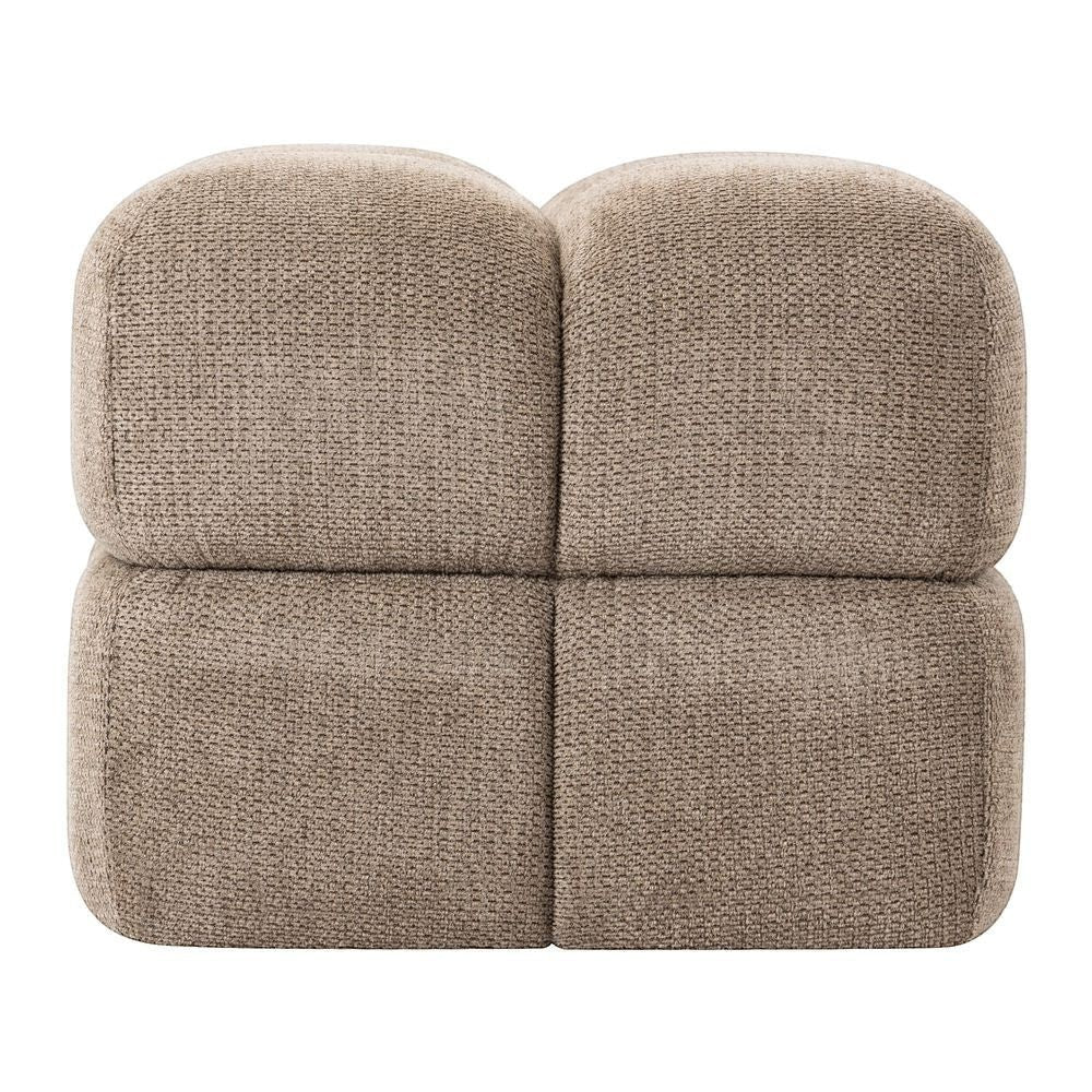 Pouf tissu texturé, ZAGO