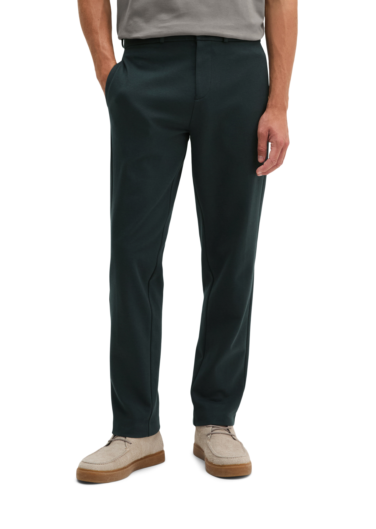 Pantalon de survêtement coupe classique en mélange de coton bio tout doux, MARC O'POLO